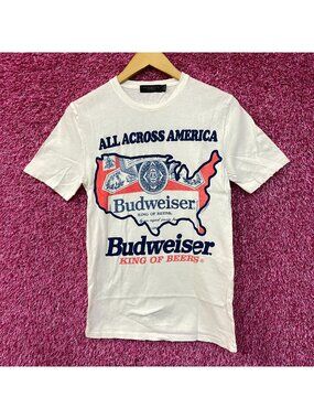 Budweiser King Of Beers All Across America T-shirt size XS